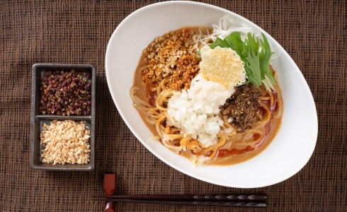 汁なし白胡麻麻辣担々麺