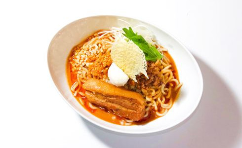 汁なし白胡麻角煮担々麺