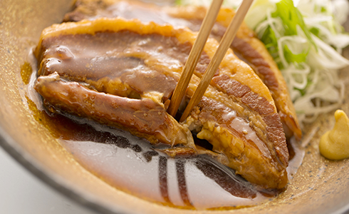 角煮皿盛り